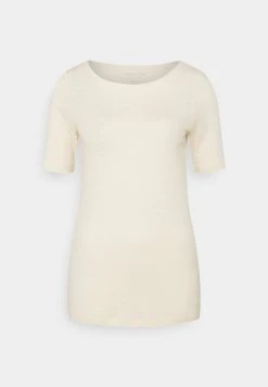 Marc O'Polo SHORT SLEEVE BOAT NECK - T-Shirt Basic - Natural Raw | Damen
