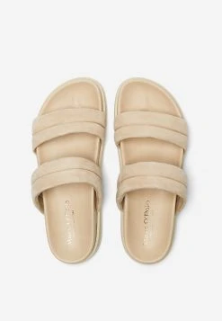Marc O'Polo Pantolette Flach - Sand | Damen -Marc O'Polo Verkäufe 88d1e191de524011abb18da98588fa93