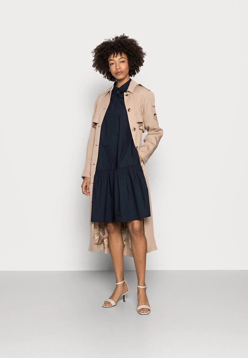 Marc O'Polo Damen DRESS FLARED STYLE - Blusenkleid - Night Sky 2 Marc O'Polo Damen DRESS FLARED STYLE - Blusenkleid - Night Sky – Bild 2