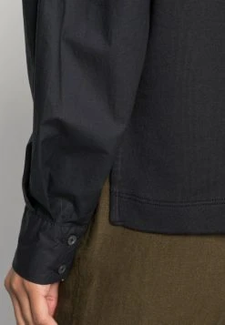 Marc O'Polo LONG SLEEVE ROUND NECK PATCHED WITH WOVEN GARMEN - Sweatshirt - Dusty Black | Damen -Marc O'Polo Verkäufe 8c24a7095f4a44368f89699657f90e7d