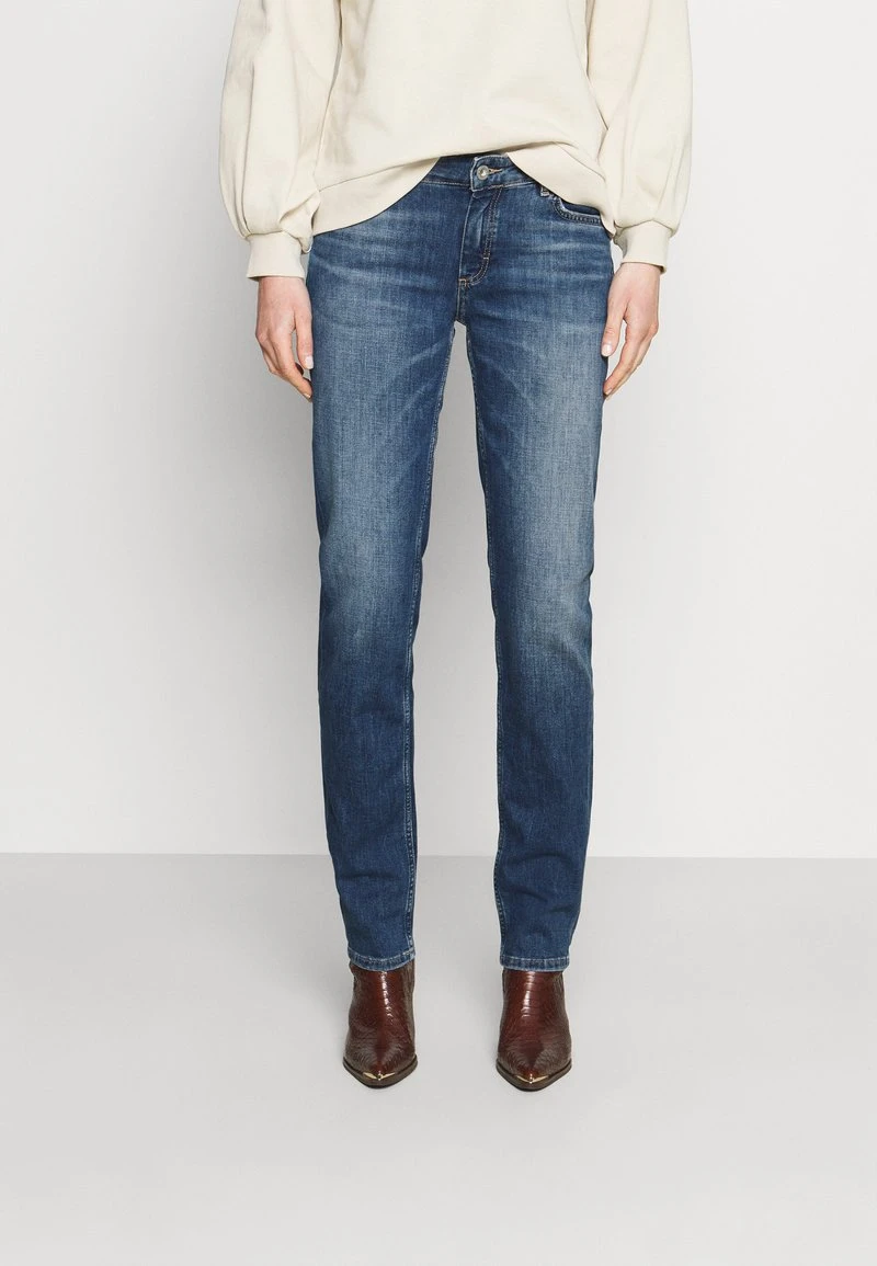 Marc O'Polo TROUSER MID WAIST - Jeans Straight Leg - Blue Denim | Damen 1 Marc O'Polo TROUSER MID WAIST - Jeans Straight Leg - Blue Denim | Damen