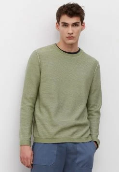 Marc O'Polo Herren Strickpullover - Pistachio Gray
