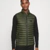 Marc O'Polo VEST REGULAR FIT VISLON ZIPPE - Weste - Burnt Leaf | Herren