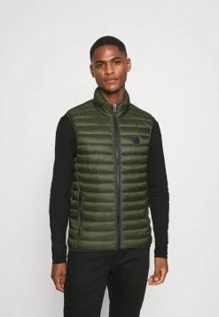 Marc O'Polo VEST REGULAR FIT VISLON ZIPPE - Weste - Burnt Leaf | Herren