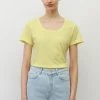 Marc O'Polo T-Shirt Basic - Lemon Sorbet | Damen