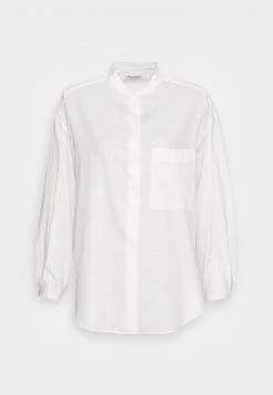 Marc O'Polo BLOUSE LONG SLEEVE STAND UP COLLAR LONG SHAPE BUTTON DOWN - Hemdbluse - Salty White | Damen -Marc O'Polo Verkäufe 8f9ebeba3f7b49bfaa0d603caf544c3c