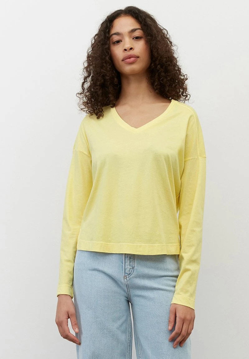 Marc O'Polo Damen LONGSLEEVE - Langarmshirt - Lemon Sorbet 1 Marc O'Polo Damen LONGSLEEVE - Langarmshirt - Lemon Sorbet