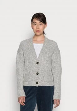 Marc O'Polo CARDIGAN LONGSLEEVE V-NECK BUTTON CLOSURE - Strickjacke - Foggy Melange | Damen