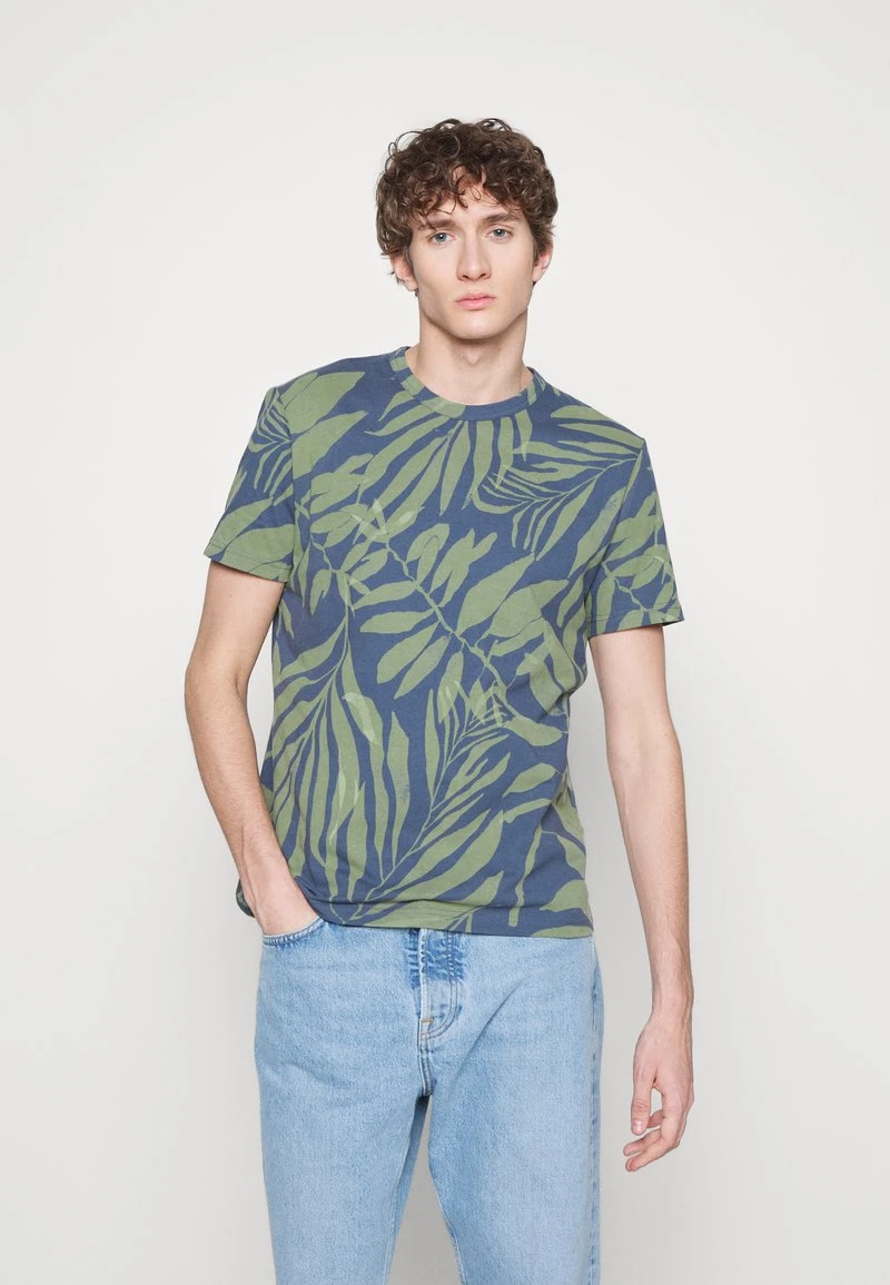 Marc O'Polo SHORT SLEEVE CREW NECK - T-Shirt Print - Moon Stone | Herren 1 Marc O'Polo SHORT SLEEVE CREW NECK - T-Shirt Print - Moon Stone | Herren