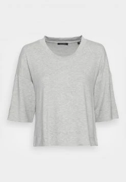 Marc O'Polo CROPPED WIDE FIT WIDER SHORT SLEEVES - T-Shirt Basic - Stony Grey Melange | Damen -Marc O'Polo Verkäufe 96eb3649f2644f6ea309c16017877fc0