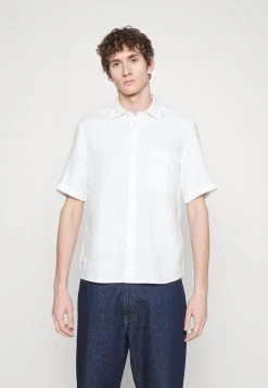 Marc O'Polo Herren KENT COLLAR SHORT SLEEVE ONE CHEST POCKET - Hemd - White