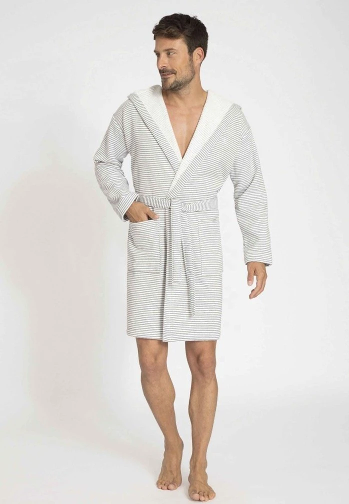 Marc O'Polo Bademantel - Off White | Herren 1 Marc O'Polo Bademantel - Off White | Herren