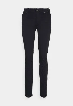 Marc O'Polo 5 POCKET MID WAIST SLIM LEG - Stoffhose - Dark Blue | Damen