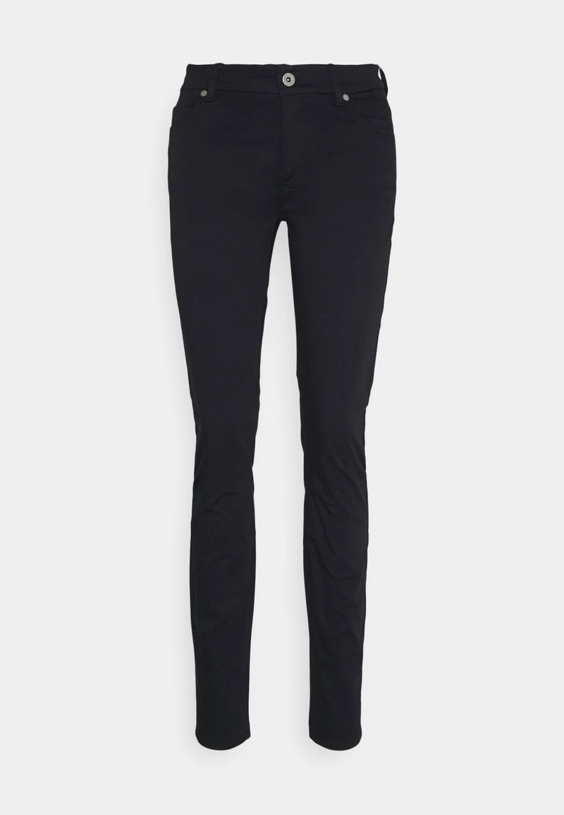 Marc O'Polo 5 POCKET MID WAIST SLIM LEG - Stoffhose - Dark Blue | Damen 1 Marc O'Polo 5 POCKET MID WAIST SLIM LEG - Stoffhose - Dark Blue | Damen