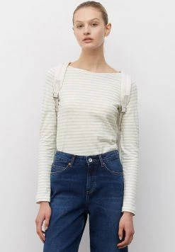 Marc O'Polo BOAT NECK - Langarmshirt - Stone Powder | Damen