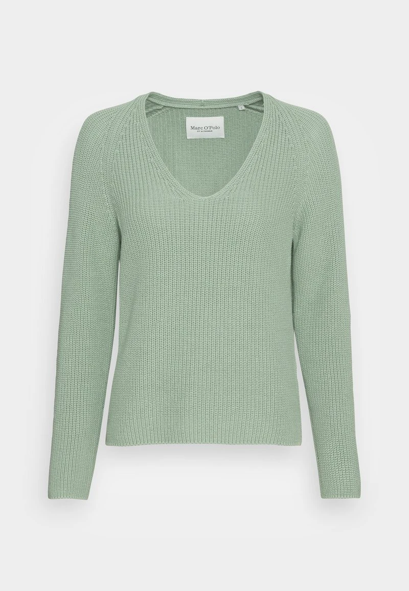 Marc O'Polo LONGSLEEVE V NECK - Strickpullover - Breezy Mint | Damen 4 Marc O'Polo LONGSLEEVE V NECK - Strickpullover - Breezy Mint | Damen – Bild 4