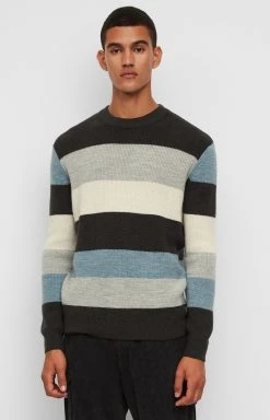 Marc O'Polo AUS SCHURWOLLE MIT ALPAKAWOLLE - Strickpullover - Phantom Fear | Herren