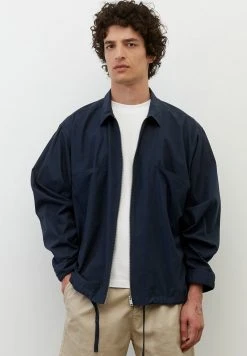 Marc O'Polo Herren OVERSIZED IN GLATTER QUALITÄT - Leichte Jacke - Dark Navy
