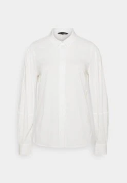 Marc O'Polo Damen BLOUSE LONG SLEEVE - Bluse - Off White