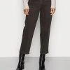 Marc O'Polo PANTS MODERN BARREL LEG HIGH WAIST POCKET - Jeans Straight Leg - Deep Walnut | Damen