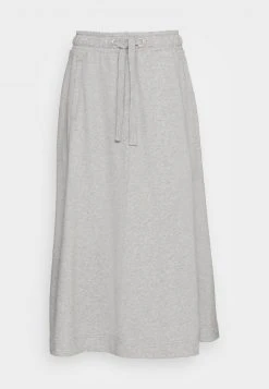 Marc O'Polo Damen SKIRT CORDS - A-Linien-Rock - Stony Grey Melange