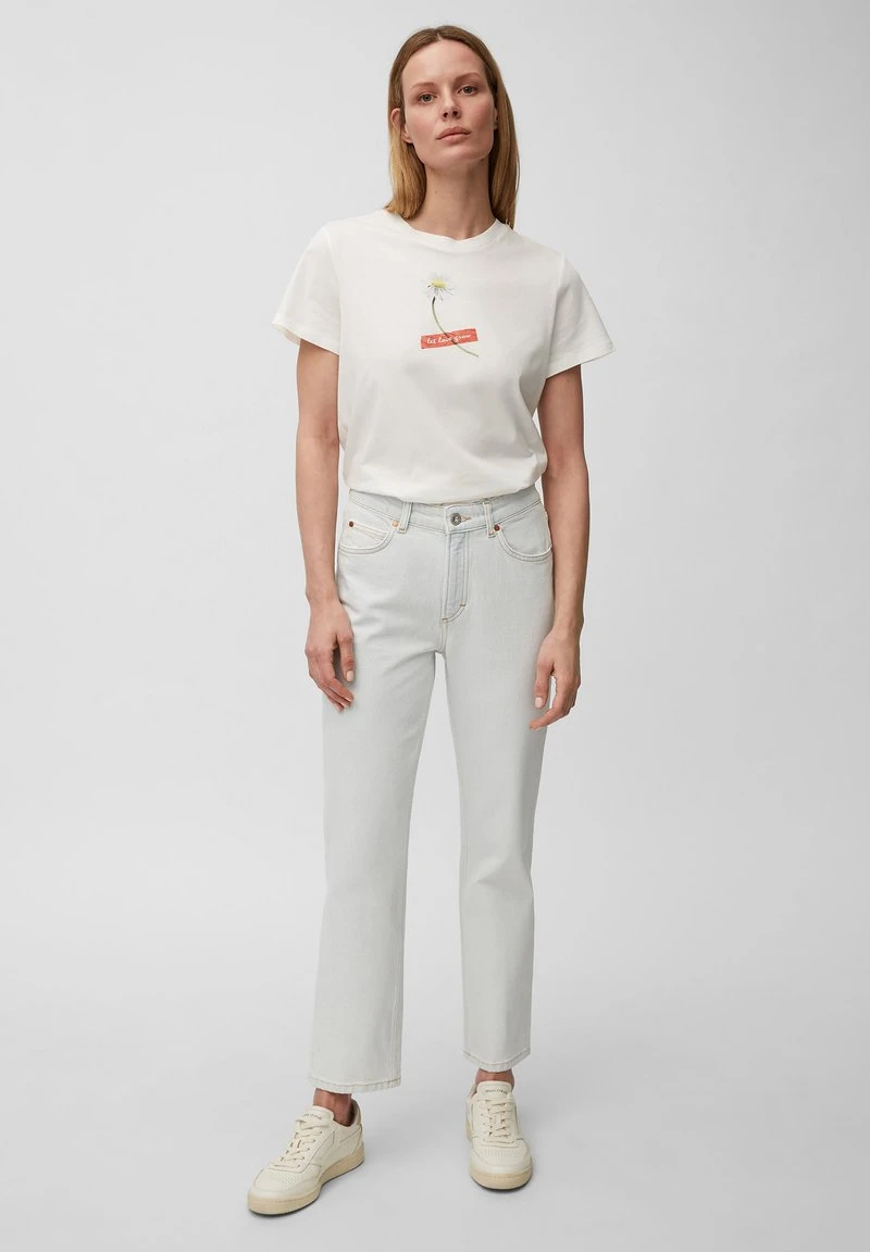 Marc O'Polo T-Shirt Print - Paper White | Damen 2 Marc O'Polo T-Shirt Print - Paper White | Damen – Bild 2