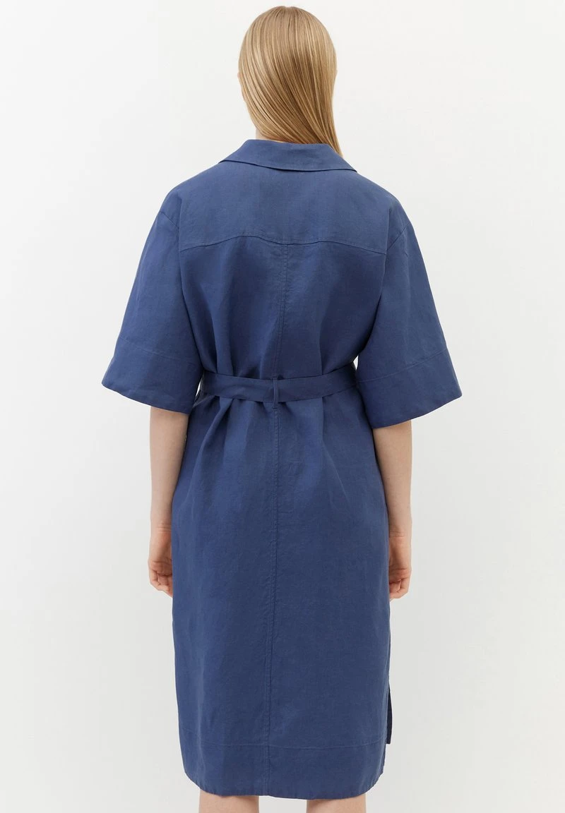 Marc O'Polo Blusenkleid - Noble Blue | Damen 3 Marc O'Polo Blusenkleid - Noble Blue | Damen – Bild 3