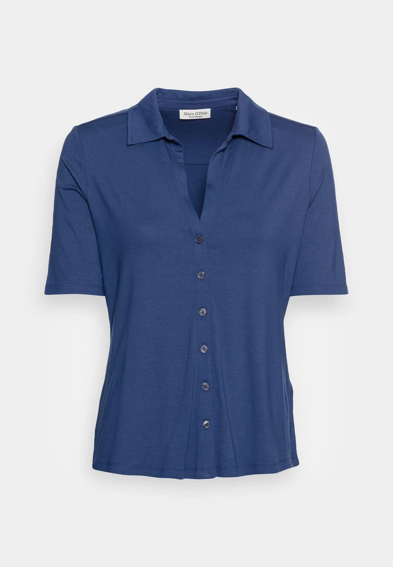 Marc O'Polo Damen BLOUSE - Hemdbluse - Noble Blue 4 Marc O'Polo Damen BLOUSE - Hemdbluse - Noble Blue – Bild 4