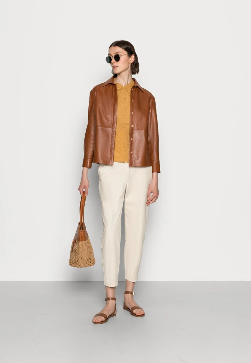 Marc O'Polo BLOUSE CREW NECK - Hemdbluse - Sweet Corn | Damen 2 Marc O'Polo BLOUSE CREW NECK - Hemdbluse - Sweet Corn | Damen – Bild 2