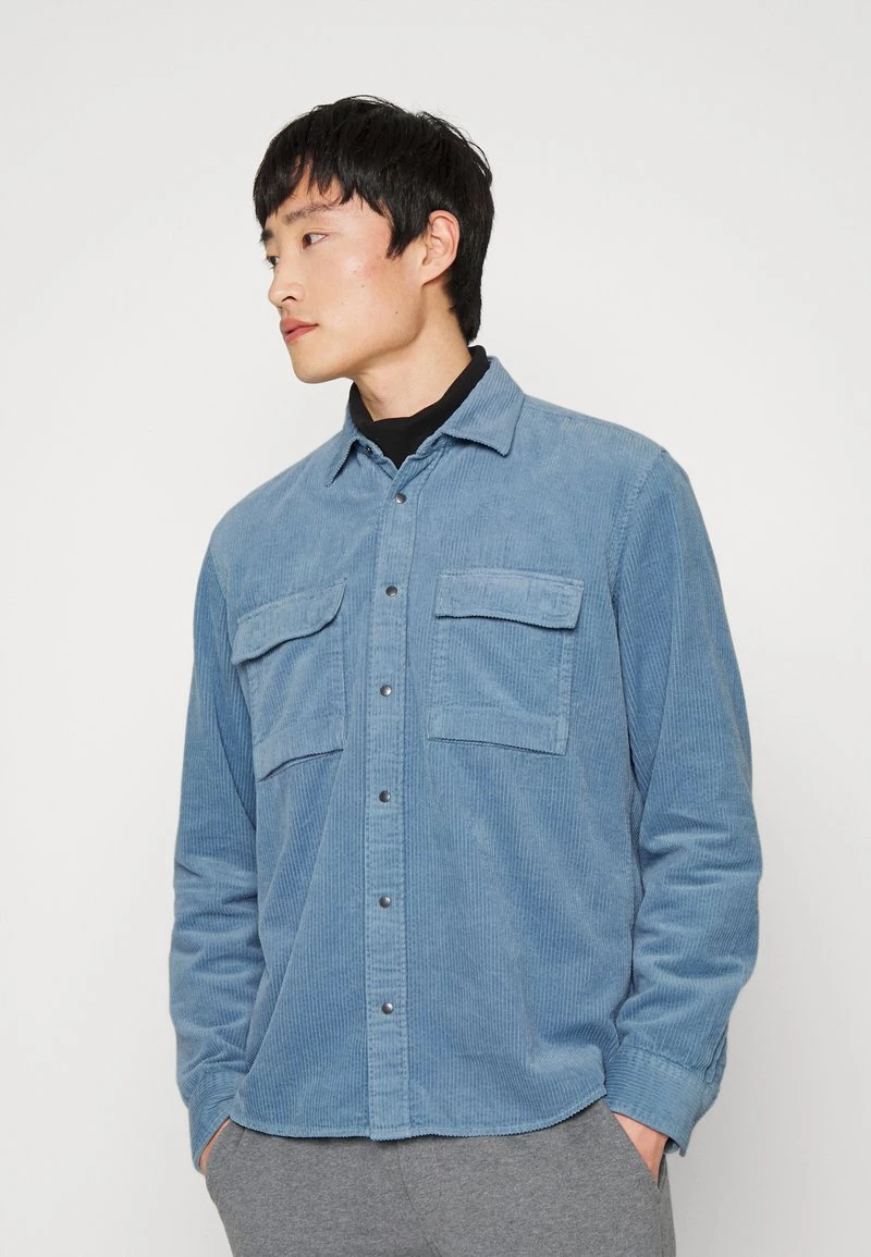 Marc O'Polo Herren KENT COLLAR LONG SLEEVE - Hemd - Stormy Sea 1 Marc O'Polo Herren KENT COLLAR LONG SLEEVE - Hemd - Stormy Sea