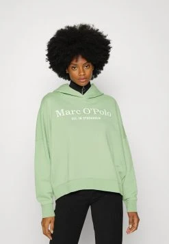 Marc O'Polo HOODY LOGOMANIA - Sweatshirt - Breezy Mint | Damen