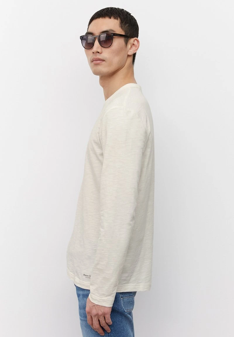 Marc O'Polo Herren SOFTER SLUB - Langarmshirt - Silver Fern 3 Marc O'Polo Herren SOFTER SLUB - Langarmshirt - Silver Fern – Bild 3