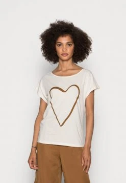 Marc O'Polo SHORT SLEEVE - T-Shirt Basic - Summer Taupe | Damen