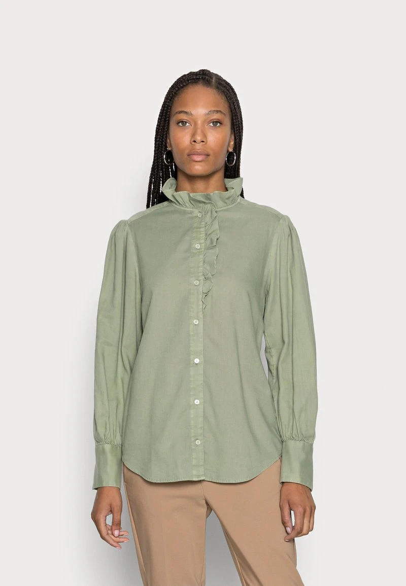 Marc O'Polo BLOUSE LONGSLEEVE GATHERING AT NECK SLEEVE WITH VOLUME - Bluse - Breezy Mint | Damen 1 Marc O'Polo BLOUSE LONGSLEEVE GATHERING AT NECK SLEEVE WITH VOLUME - Bluse - Breezy Mint | Damen