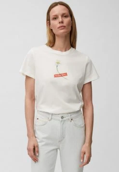 Marc O'Polo T-Shirt Print - Paper White | Damen