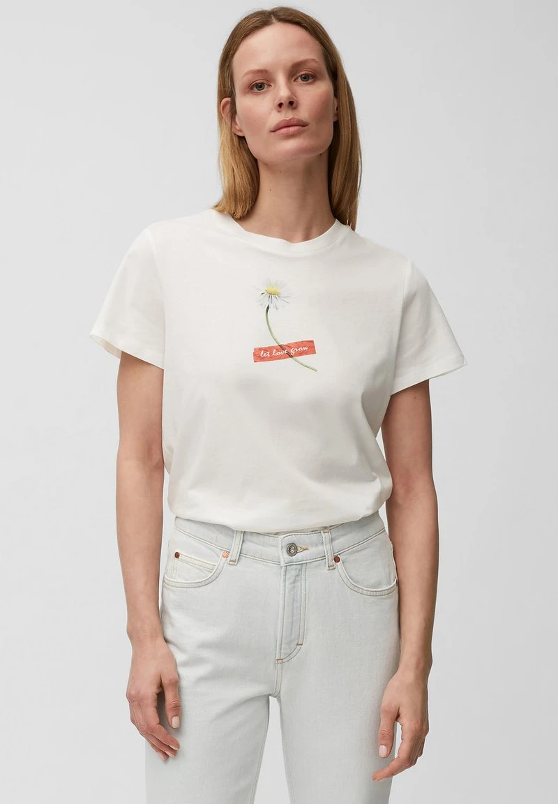 Marc O'Polo T-Shirt Print - Paper White | Damen 1 Marc O'Polo T-Shirt Print - Paper White | Damen