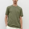 Marc O'Polo AUS HOCHWERTIGER - T-Shirt Basic - Olive | Herren