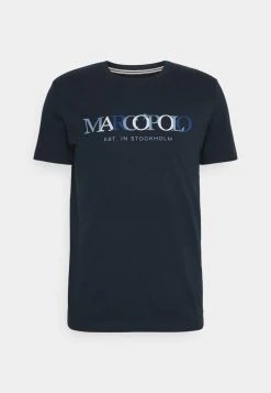 Marc O'Polo T-Shirt Print - Total Eclipse | Herren