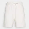 Marc O'Polo Damen WIDE FIT TRUE WAISTBAND TURN UP - Shorts - White Sand