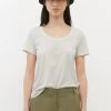 Marc O'Polo Damen T-Shirt Basic - White