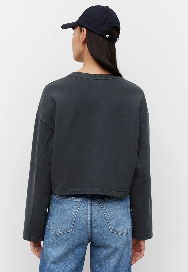 Marc O'Polo CROPPED AUS REINER QUALITÄ - Sweatshirt - Deep Sky | Damen 2 Marc O'Polo CROPPED AUS REINER QUALITÄ - Sweatshirt - Deep Sky | Damen – Bild 2