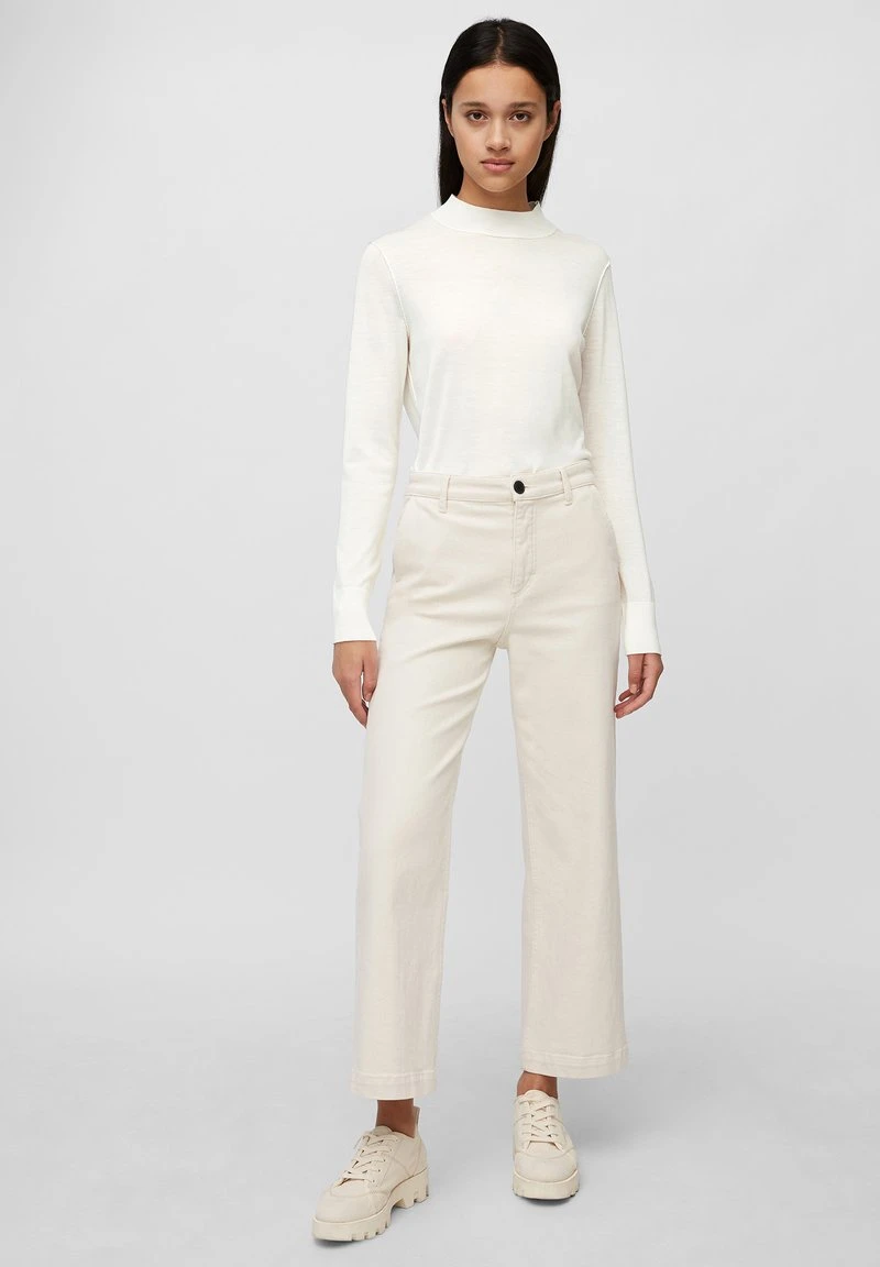 Marc O'Polo Damen Sweatshirt - Paper White 2 Marc O'Polo Damen Sweatshirt - Paper White – Bild 2