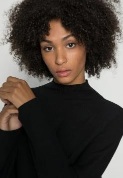 Marc O'Polo DRESS SHORTSLEEVE ROUND-NECK RICE CORN STRUCTURE - Strickkleid - Black | Damen -Marc O'Polo Verkäufe b5d9de6d67834cc5ab5a3b2047c13ede