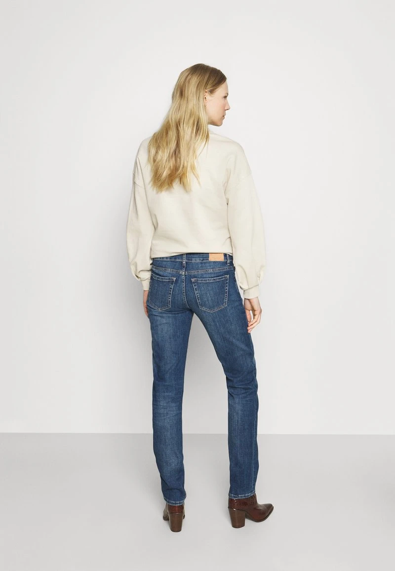Marc O'Polo TROUSER MID WAIST - Jeans Straight Leg - Blue Denim | Damen 3 Marc O'Polo TROUSER MID WAIST - Jeans Straight Leg - Blue Denim | Damen – Bild 3