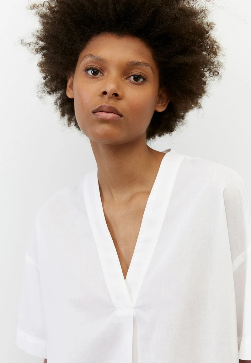 Marc O'Polo MIT V-NECK - Bluse - Salty White | Damen 4 Marc O'Polo MIT V-NECK - Bluse - Salty White | Damen – Bild 4