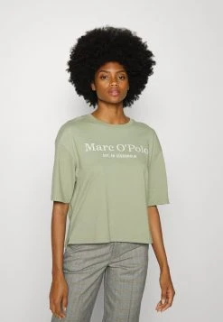 Marc O'Polo ROUND NECK - T-Shirt Print - Breezy Mint | Damen