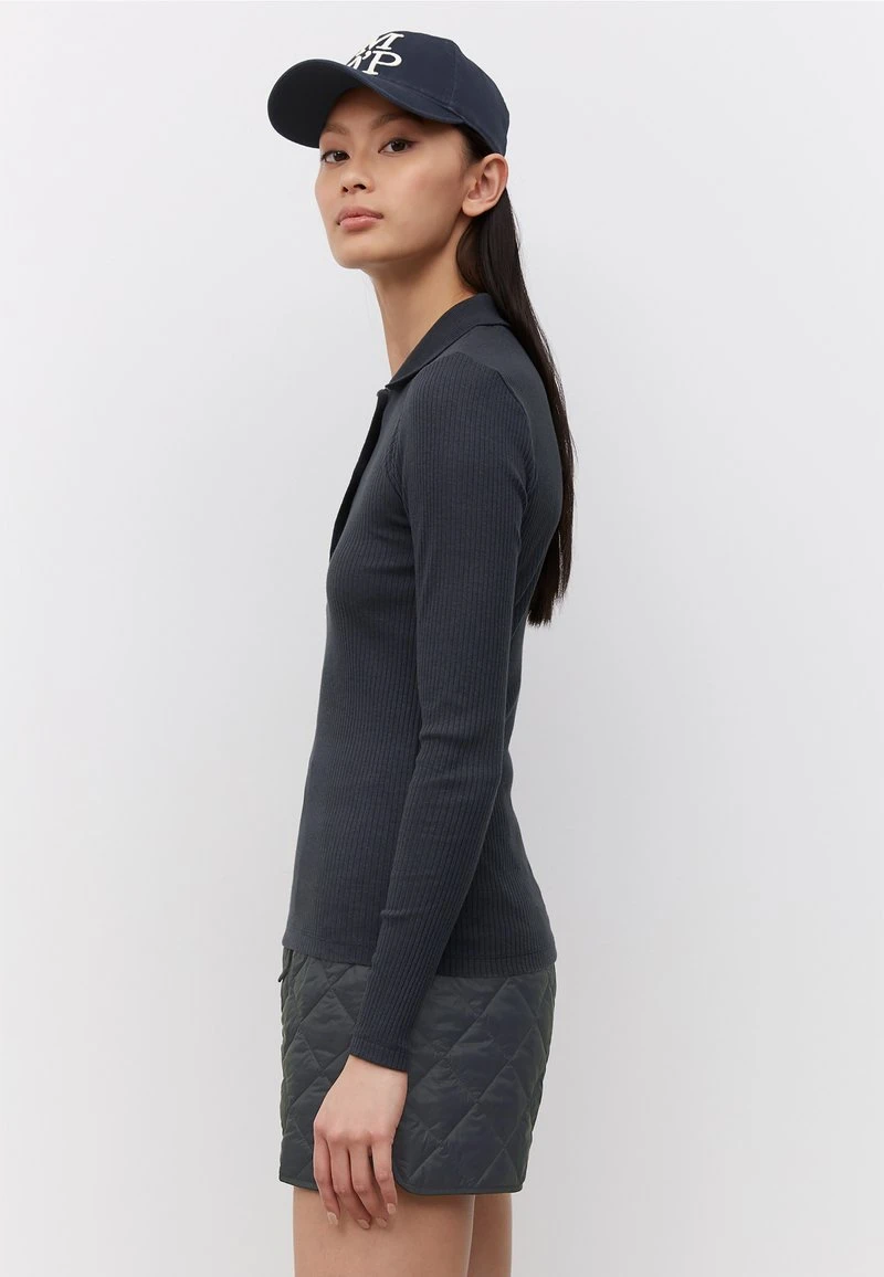 Marc O'Polo RIPP-LONGLSEEVE - Poloshirt - Deep Sky | Damen 5 Marc O'Polo RIPP-LONGLSEEVE - Poloshirt - Deep Sky | Damen – Bild 5