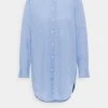 Marc O'Polo LONG SLEEVE BLOUSE STAND UP COLLA - Bluse - Blue | Damen