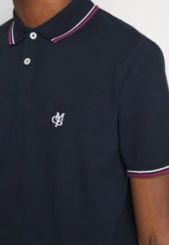 Marc O'Polo Herren SHORT SLEEVE CONTRAST TIPPING - Poloshirt - Total Eclipse -Marc O'Polo Verkäufe bb487b9eb85143bd8c02301fbb28971d