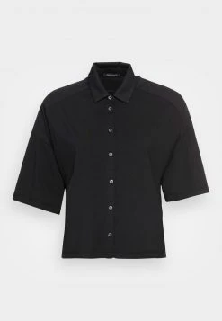 Marc O'Polo JERSEY BLOUSE SMALL STAND UP COLLAR BUTTON CLOSURE - Hemdbluse - Dusty Black | Damen 9 Marc O'Polo JERSEY BLOUSE SMALL STAND UP COLLAR BUTTON CLOSURE - Hemdbluse - Dusty Black | Damen -Marc O'Polo Verkäufe bca0f8c11f0247a196e83cc033605e76